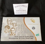 2015 US MINT PRESIDENTIAL $1 COIN PROOF SET