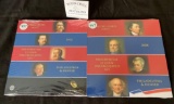 2 - US MINT PRESIDENTIAL $1 COINS SETS