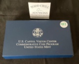 2001 US MINT CAPITOL VISITOR CENTER SILVER PROOF DOLLAR