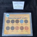A CENTURY OF AMERICAN CENTS COIN SET