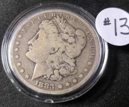 1883-CC MORGAN SILVER DOLLAR