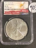 2017 AMERICAN SILVER EAGLE NGC MS70