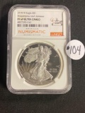 2018 W AMERICAN SILVER EAGLE PF60 ULTRA CAMEO