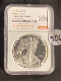 2018-S AMERICAN SILVER EAGLE PF70 ULTRA CAMEO