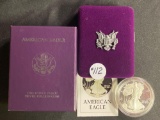 1986-S AMERICAN SILVER EAGLE PROOF