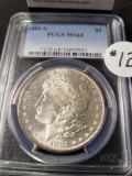 1881-S MORGAN SILVER DOLLAR PCGS MS64