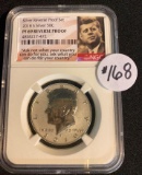 2018-S KENNEDY HALF DOLLAR SILVER REVERSE PROOF SET NGC PF69