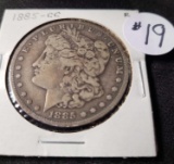 1885-CC MORGAN SILVER DOLLAR