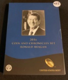 2016 COIN AND CHRONICLES SET RONALD REAGAN