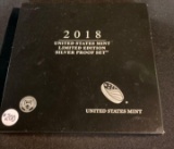2018 UNITED STATES LIMITED EDITION SILVER PROOF SET
