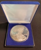 2015 AMERICAN SILVER EAGLE REPLICA 4 OZ .999 SILVER WITH BOX