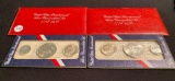 2 - 1776-1976 UNITED STATES BICENTENNIAL SILVER UNCIRCULATED COIN SETS