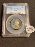 1976-S 25C SILVER COIN PCGS PR69DCAM