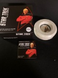 2015 CAPTAIN JEAN-LUC PICARD STAR TREK 1 OZ SILVER PROOF COIN