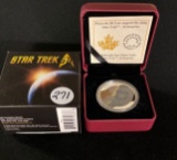 2016 $20 FINE SILVER STAR TREK ENTERPRISE COIN