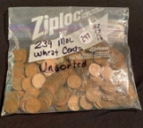 239 MOL WHEAT CENTS UNSORTED