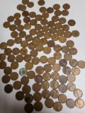 108 MOL UNSORTED 1940'S LINCOLN CENTS