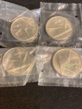 4 - IOWA BICENTENNIAL AMERICAN REVOLUTION COINS