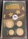 COIN DESIGNER CHARLES BARBER COIN SET