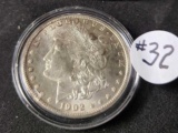 1902-O MORGAN SILVER DOLLAR