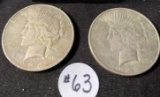 2 - 1926 PEACE DOLLARS