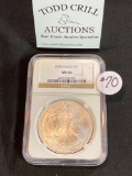 2000 AMERICAN SILVER EAGLE NGC MS69