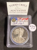 1986-S AMERICAN SILVER EAGLE PCGS PR69DCAM