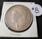 1879-S MORGAN SILVER DOLLAR