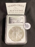 2013-S AMERICAN SILVER EAGLE NGC MS70