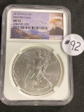 2015 AMERICAN SILVER EAGLE NGC MS70