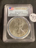 2016 AMERICAN SILVER EAGLE PCGS MS70