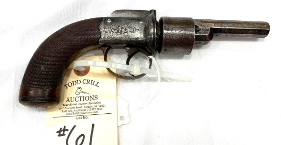 THORTON AND SONS SIX SHOT PERCUSSION REVOLVER