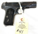 COLT AUTOMATIC 32 HAMMERLESS PISTOL