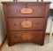 Antique three drawer dresser
