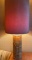 Vintage table lamp (shade is white, not red like picture)