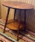 Round antique side table