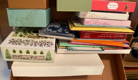 Flat of greeting cards