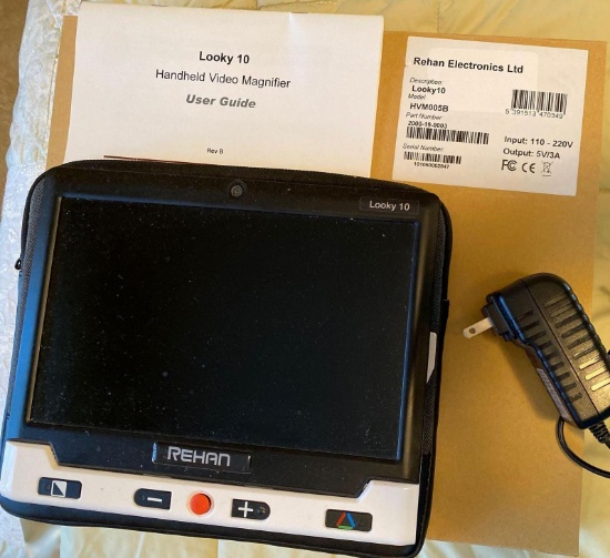 Rehan Looky 10 Handheld video magnifier