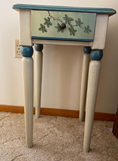 Painted side table