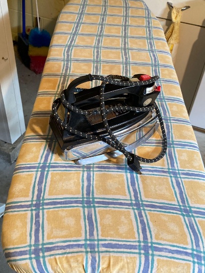 Ironing board and iron