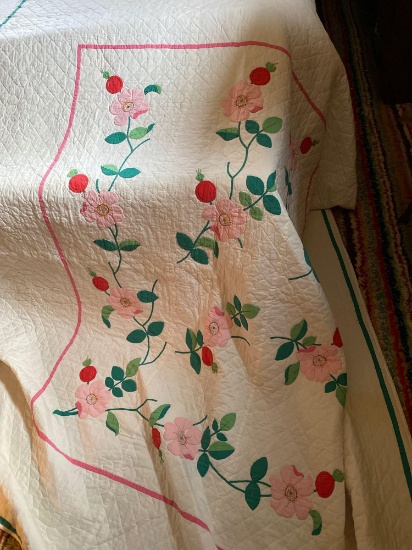 Beautiful flower quilt