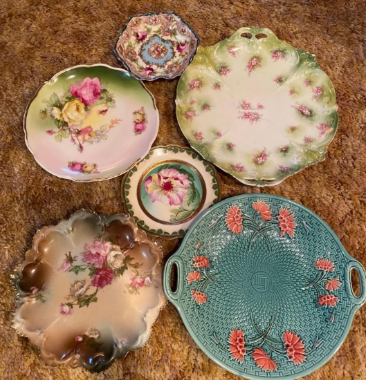 Painted plates some Austria and Germany