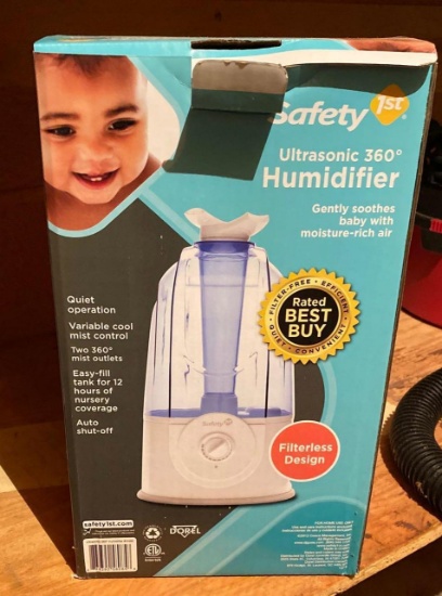 Ultrasonic 360 humidifier