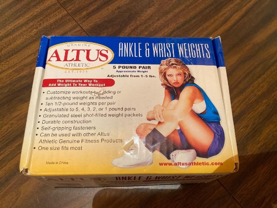 Five lb ankle and wrist weights