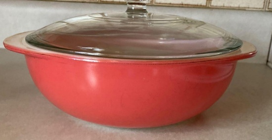 Pink Pyrex With lid