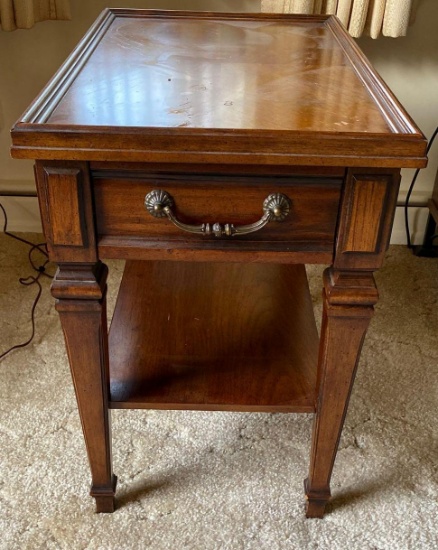 Wooden end table