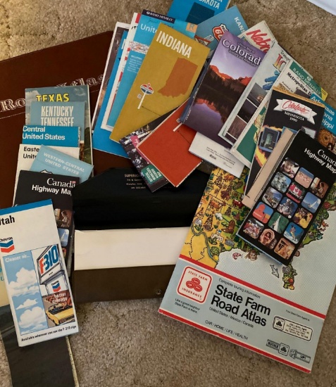 Miscellaneous road maps and atlases