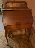 Antique writing desk with mirror