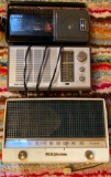 RCA victor radio radio, shack radio and Sony tape player