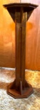 Antique wooden plant stand